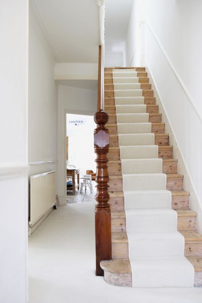 Stair Runner Installation in Providence